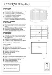 Bertilo BCCU3NF Instructions D'assemblage