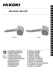 HIKOKI RB 27EP Mode D'emploi