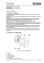 Jung 225 NV DE Instructions D'utilisation