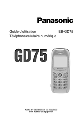 Panasonic EB-GD75 Guide D'utilisation