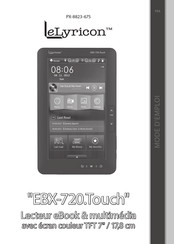 Pearl eLyricon EXB 720 Touch Mode D'emploi