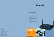 Siemens Gigaset SE 105 Guide D'installation Rapide