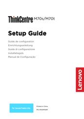 Lenovo ThinkCentre M70s Guide De Configuration