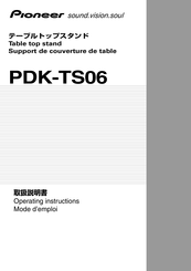 Pioneer PDK-TS06 Mode D'emploi