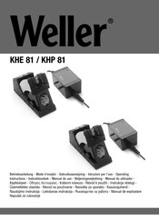 Weller KHP 81 Mode D'emploi