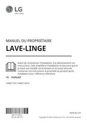 LG F6WV710P2S Manuel Du Propriétaire