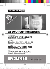 LIVARNO LUX WTG-040 Instructions D'utilisation Et Consignes De Sécurité