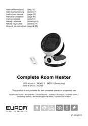 EUROM Complete Room Heater 3000 Manuel D'utilisation