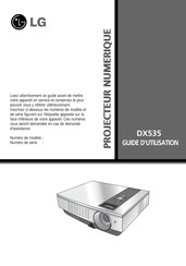 LG DX535 Guide D'utilisation