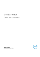 Dell D2719HGFb Guide De L'utilisateur