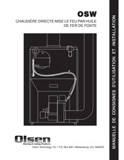 Olsen OSW4 Consignes D'installation Et D'utilisation