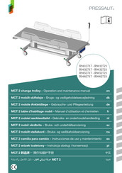 Pressalit R9412721 Manuel D'utilisation Et D'entretien