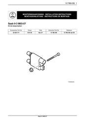 Saab 32 025 771 Instructions De Montage