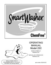 Chemfree SmartWasher 25C Mode D'emploi