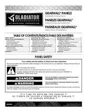 Gladiator Garageworks GEARWALL GAWP082PMY0 Instructions D'installation