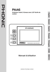 Phonic PAA6 Manuel D'utilisation