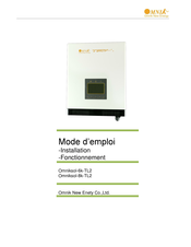 Omnik New Energy Omniksol-10k-TL2 Mode D'emploi
