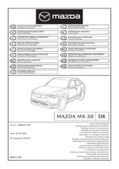 Mazda DN4J V1 370 Instructions De Montage