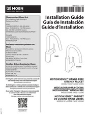 Moen MOTIONSENSE S72308E Série Guide D'installation