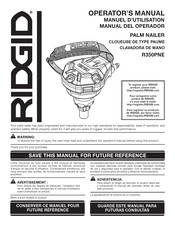 RIDGID R350PNE Manuel D'utilisation