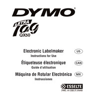 Esselte DYMO LetraTag QX50 Guide D'utilisation