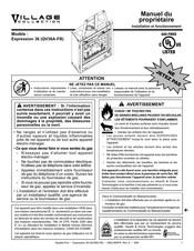 Quadra-Fire VILLAGE COLLECTION Expression 36 QV36A-FB Manuel Du Propriétaire