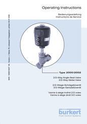 Burkert 2000 Instructions De Service