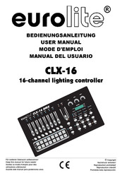 EuroLite CLX-16 Mode D'emploi