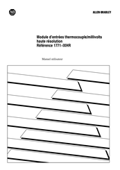 Rockwell Automation Allen-Bradley 1771-IXHR Manuel Utilisateur
