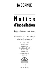 La Cornue Grand Castel 90 Notice D'installation