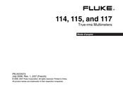 Fluke 117 Mode D'emploi