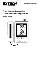 Extech Instruments SD800 Manuel D'utilisation