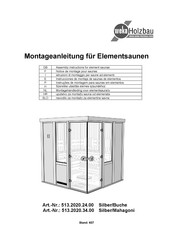 Weka Holzbau 513.2020.24.00 Notice De Montage