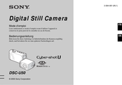 Sony Cyber-shot U DSC-U50 Mode D'emploi