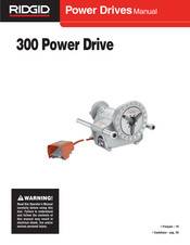 RIDGID 300 Power Drive Manuel D'utilisation