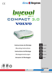 dirna Bergstrom bycool green line COMPACT 1.4 VOLVO Instructions De Montage