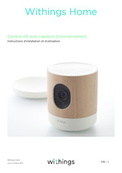 Withings Home Instructions D'installation Et D'utilisation