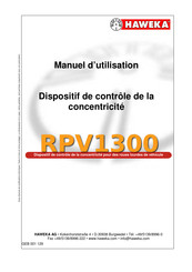 HAWEKA RPV1300 Manuel D'utilisation