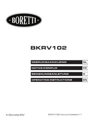 BORETTI BKRV102 Notice D'emploi
