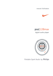 Philips Nike psa[128max Manuel D'utilisation