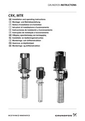 Grundfos CRK 16 Notice D'installation Et D'entretien