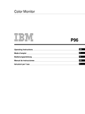 IBM P96 Mode D'emploi