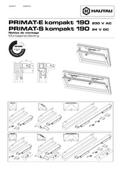 HAUTAU PRIMAT-E kompakt 190 Notice De Montage