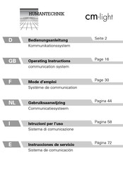 HumanTechnik CM-light Mode D'emploi