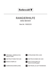 Rothewald RANGIERHILFE Mode D'emploi