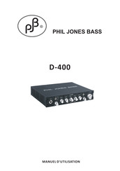 Phil Jones Bass D-400 Manuel D'utilisation