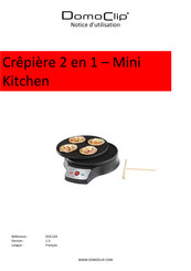 DomoClip Mini Kitchen DOC143 Notice D'utilisation