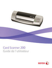 Xerox Card Scanner 200 Guide De L'utilisateur