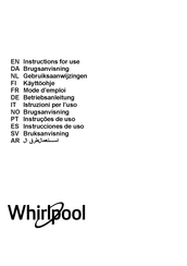 Whirlpool WHBS 92F Mode D'emploi