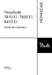 Bull NovaScale T810 E1 Guide De L'utilisateur